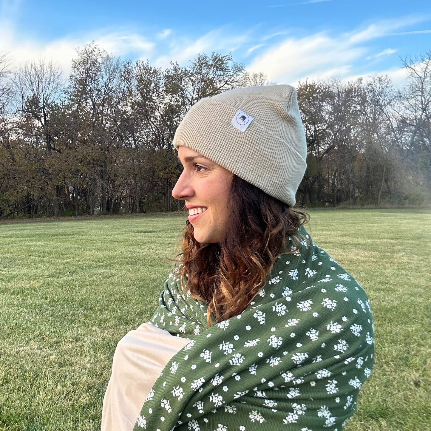 The Eventide Beanie- Beige